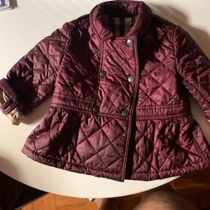 Girls Burberry Jacket